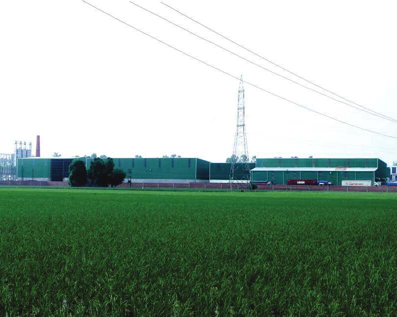 Container terminal at an Indian export port
